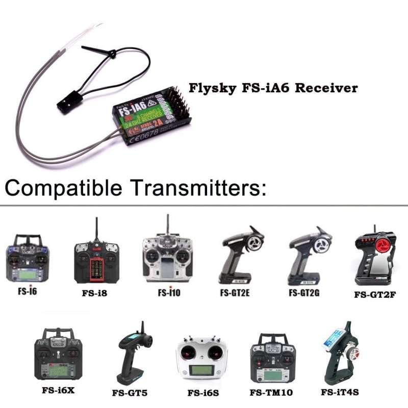 Flysky FS-IA6 Receiver 6CH Dua - огляд і ціна Drone Racing Battery
