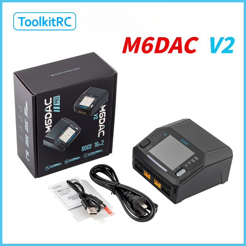 ToolkitRC M6DAC V2 RC Car 7.4v - огляд і ціна Drone Racing Charger