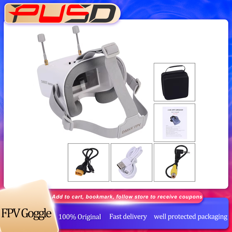 Original 008D PRO White FPV Go - огляд і ціна Drone Racing Goggles