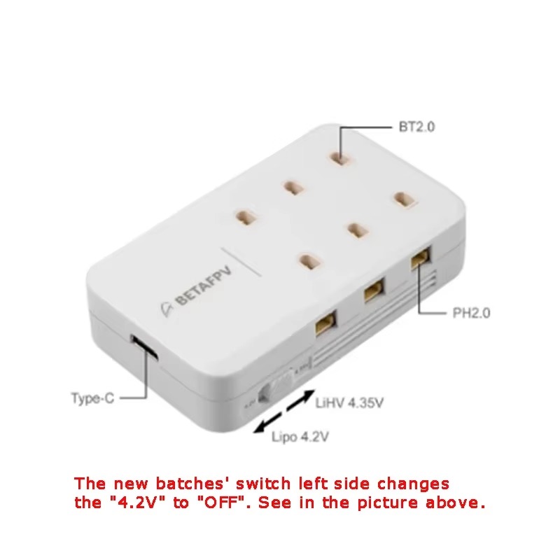 BETAFPV 6 Ports 1S Lipo Batter - огляд і ціна Drone Racing Charger