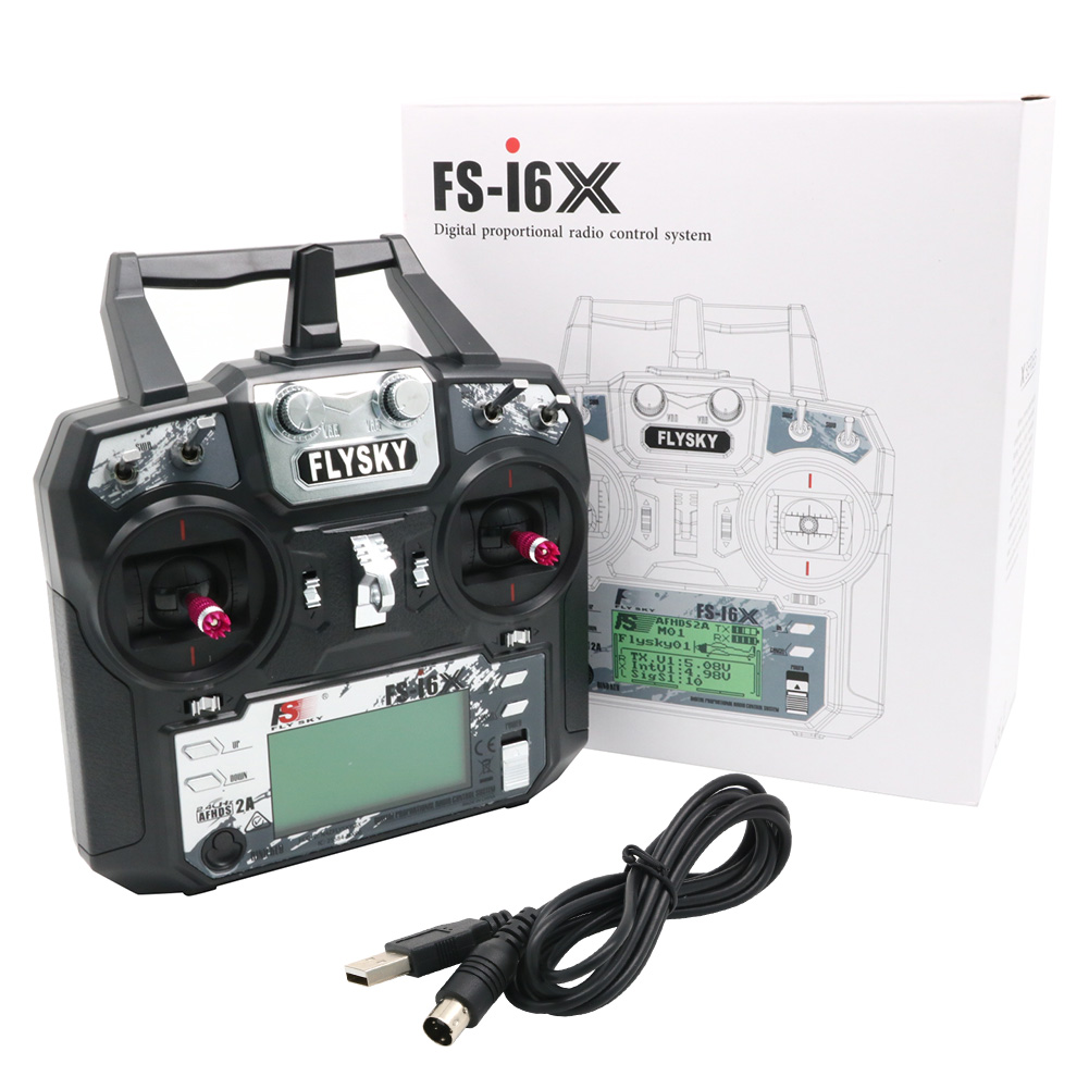 FLYSKY FS-i6X FS i6X 10CH 2.4G - огляд і ціна Drone Racing Transmitter