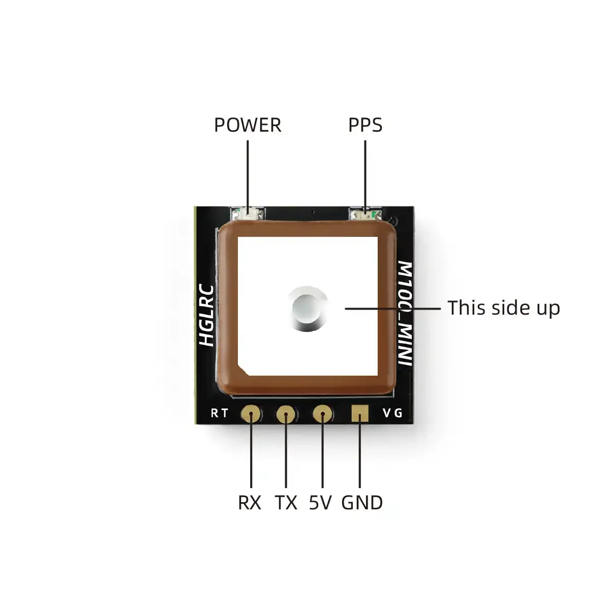 HGLRC M100 MINI GPS Module M10 - огляд і ціна Drone Racing Vtx