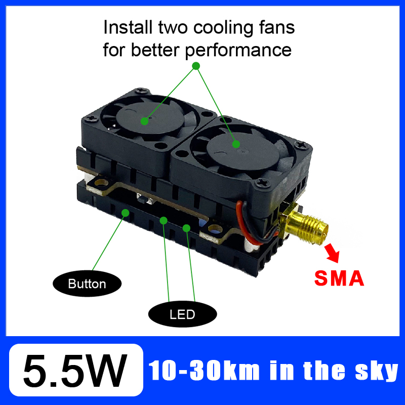 Long Range 5.8GHz 5.5W Video T - огляд і ціна Drone Racing Vtx